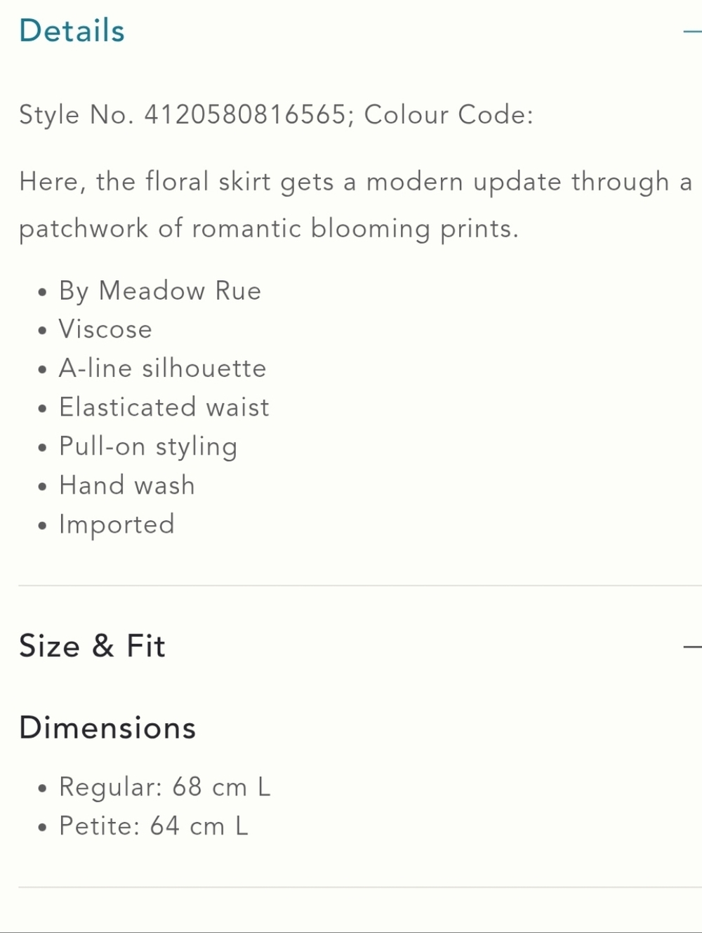Anthropologie Red and Navy Mixed Floral Midi Skirt Size S - Picture 12 of 12